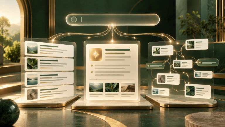 AI Overviews, AI Mode and classic Google results: what changes for SEO